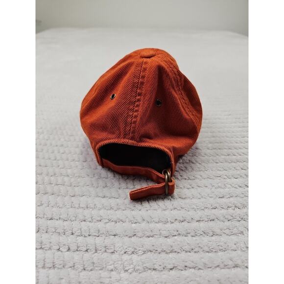 Banana Republic Hat Adult One Size Adjustable Orange Corduroy - Picture 5 of 8
